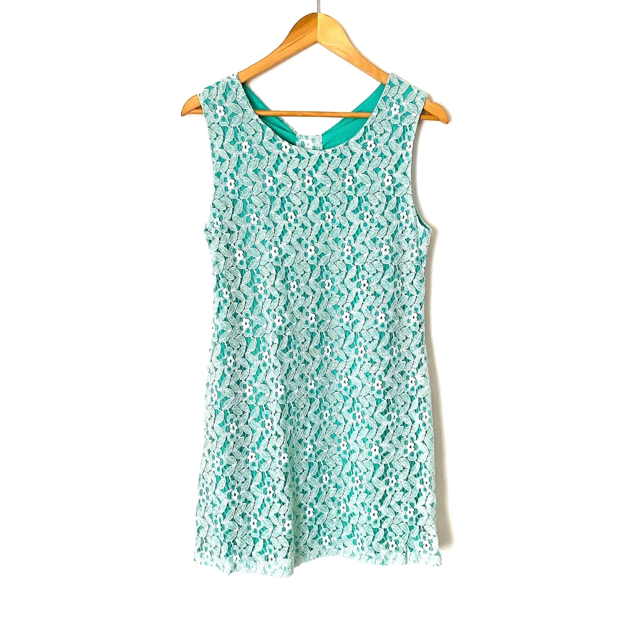 2 Hearts Turquoise Lace Dress NWT- Size S