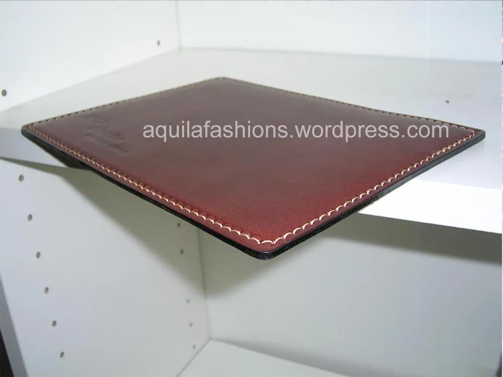 Aquila Brown Leather Mousepad