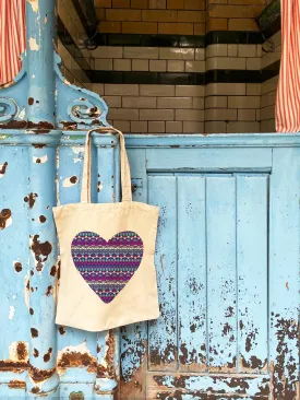 Aztec Heart - Tote Bag