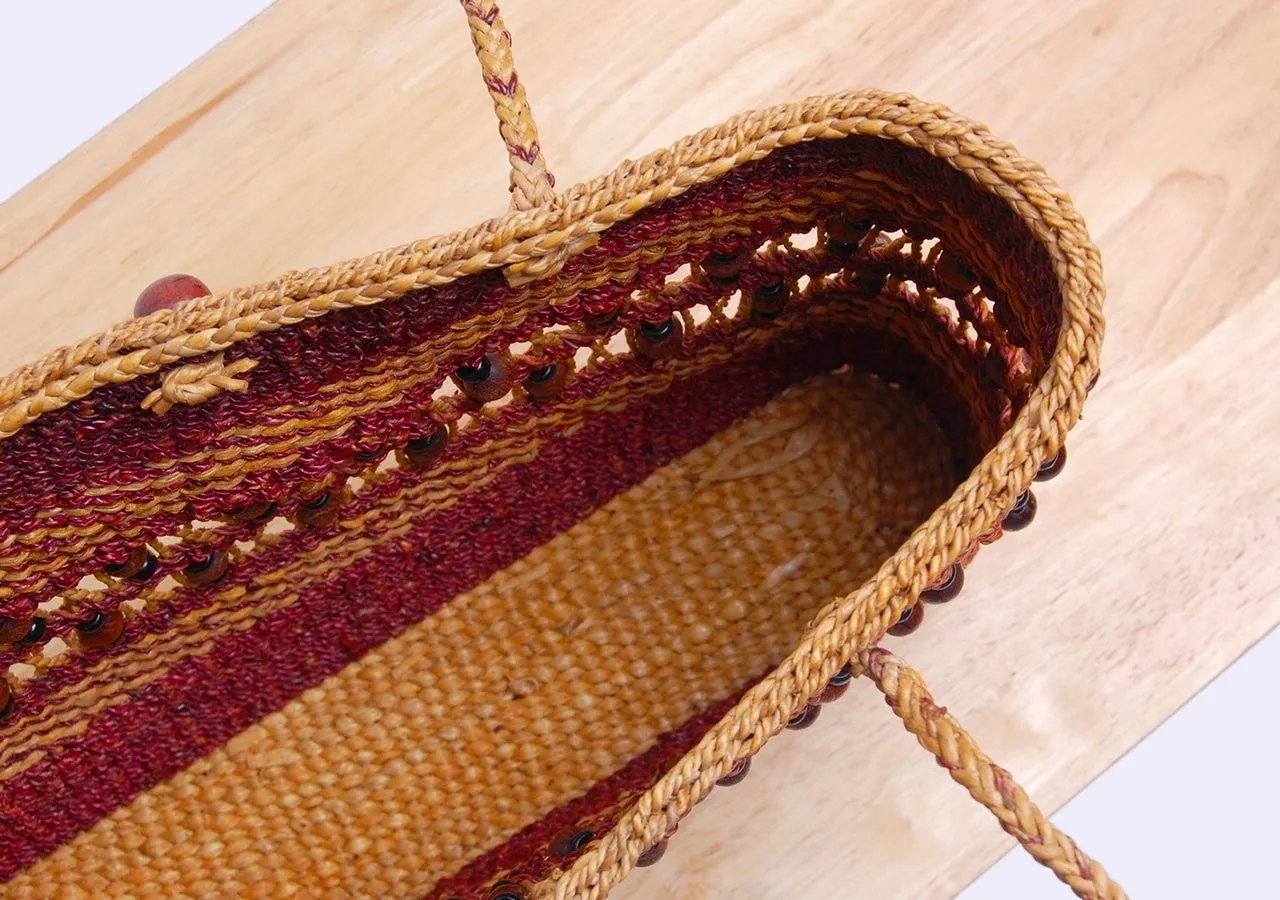 BangSai - Straw Bead Tote Bag