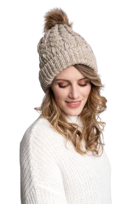 Beige - Cozy Lined Hat