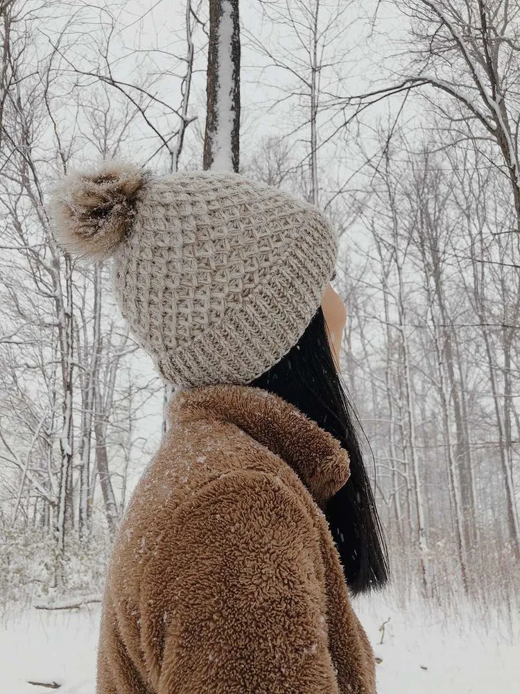 Beige - Cozy Lined Hat