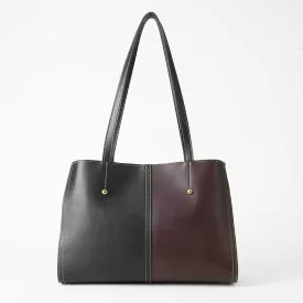 Black & Maroon Ladies Tote Bag 583