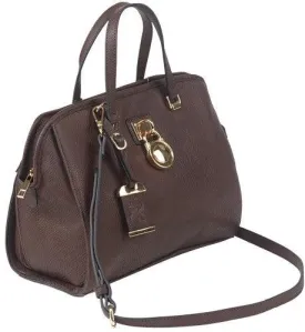 Bulldog Concealed Carry Purse - Satchel Chocolate Brown