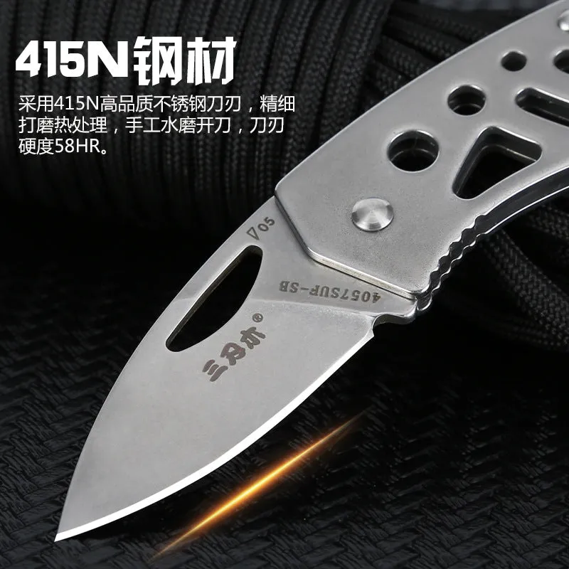 Bushcraft Folding Knife Multi-functional Pocketed EDC knife