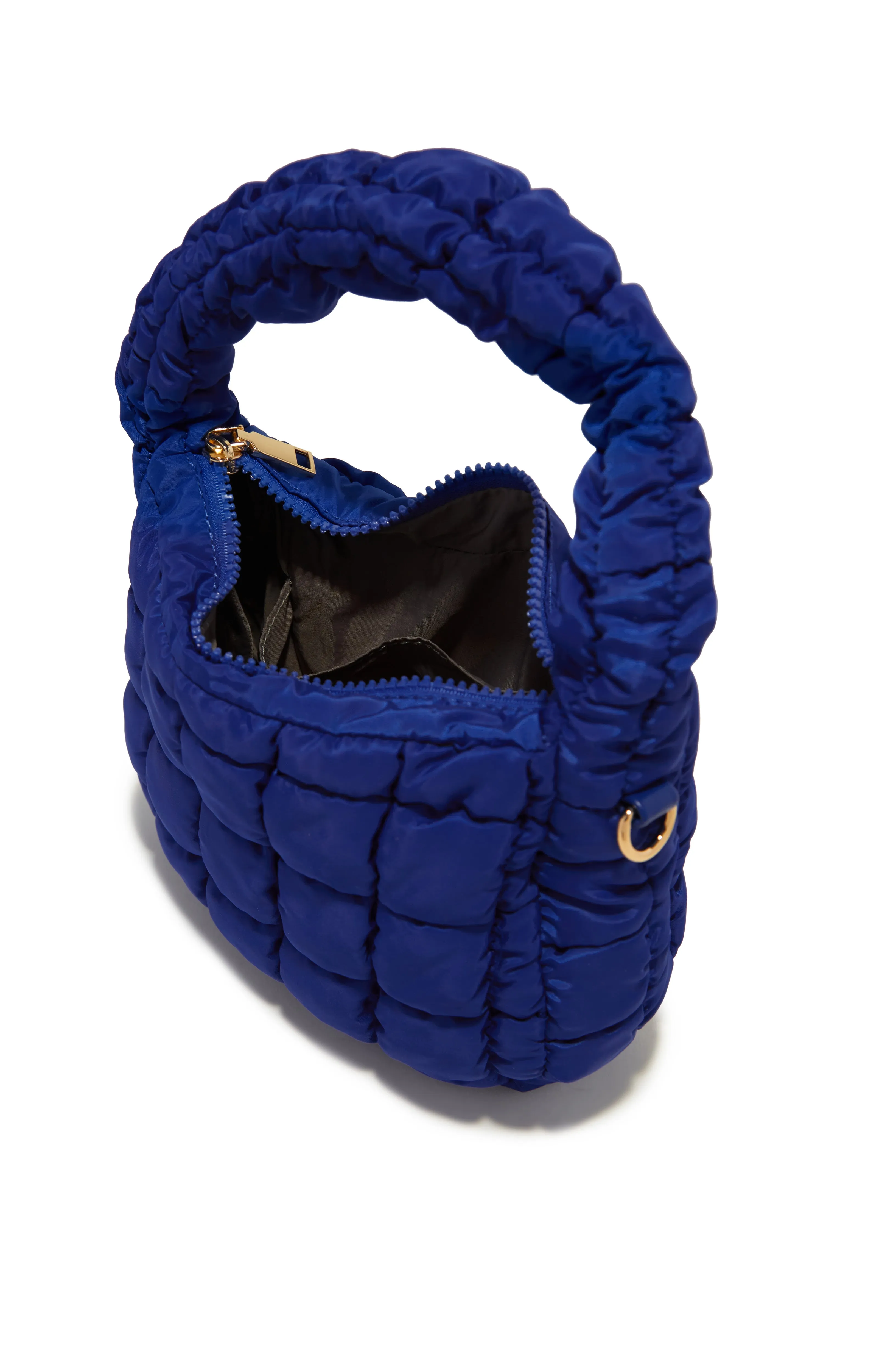 Carya Quilted Crossbody Bag  - Blue