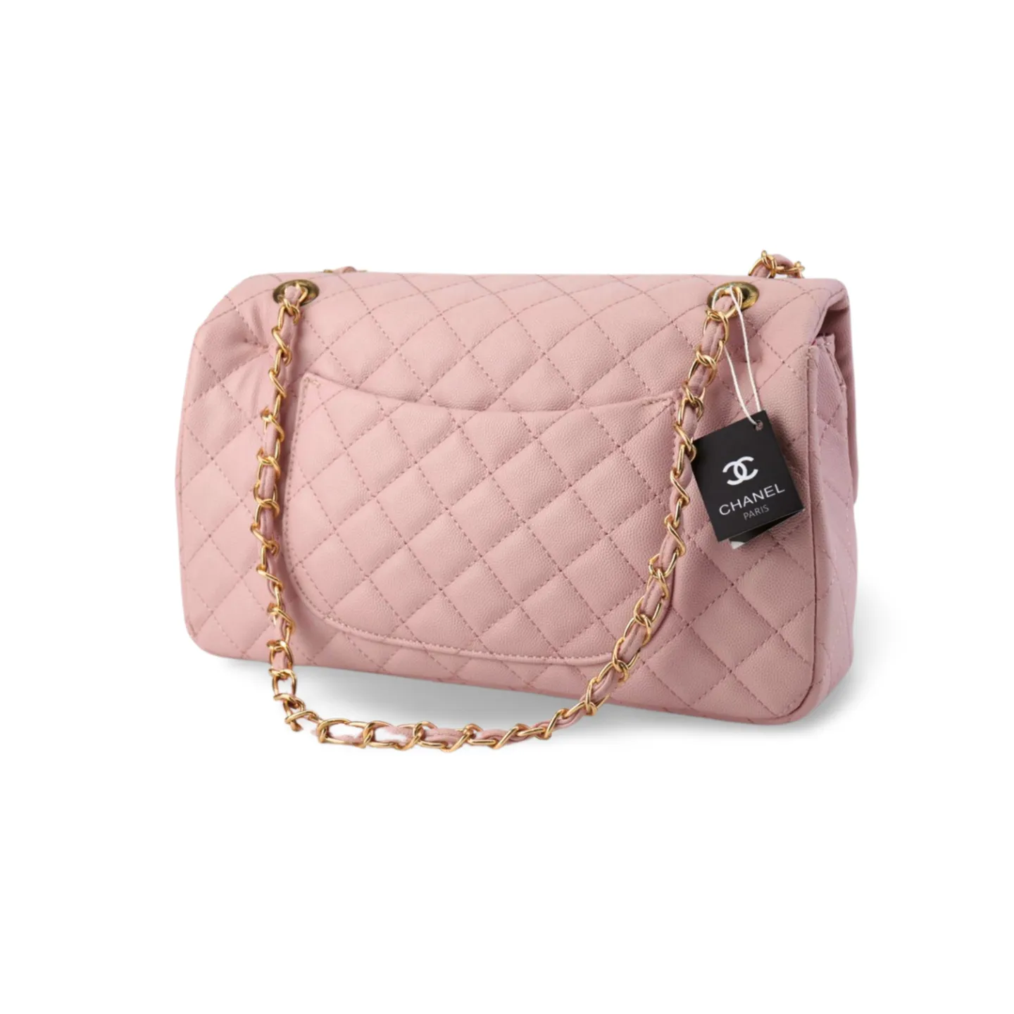 Classic Quilted HandBag with Gold Chain - Timeless Luxury