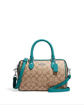 Coach Rowan Satchel In Signature Canvas