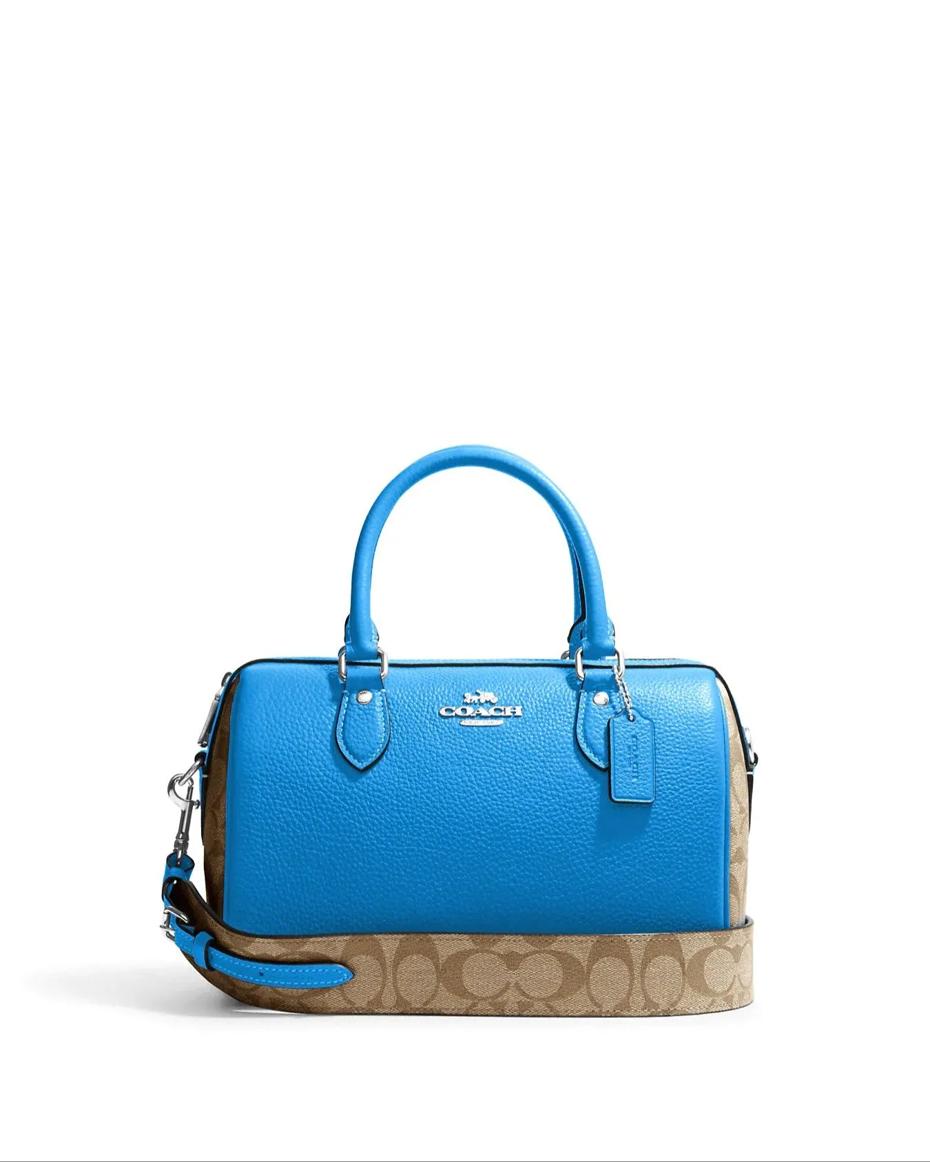 Coach Rowan Satchel In Signature Canvas