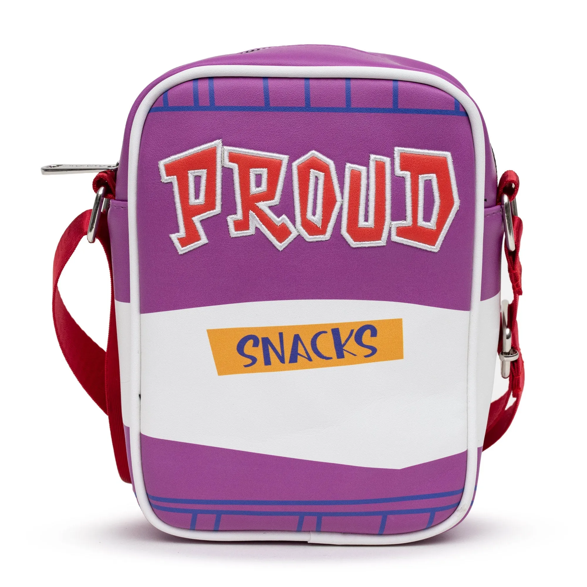 Disney Bag, Cross Body, The Proud Family Proud Snacks Logo, Purple, Vegan Leather