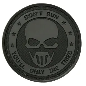 Don't run mask-Dark Grey tactical patch