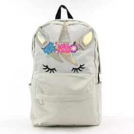 Enchanting Unicorn Canvas Backpack - A Magical Companion for Your Adventures