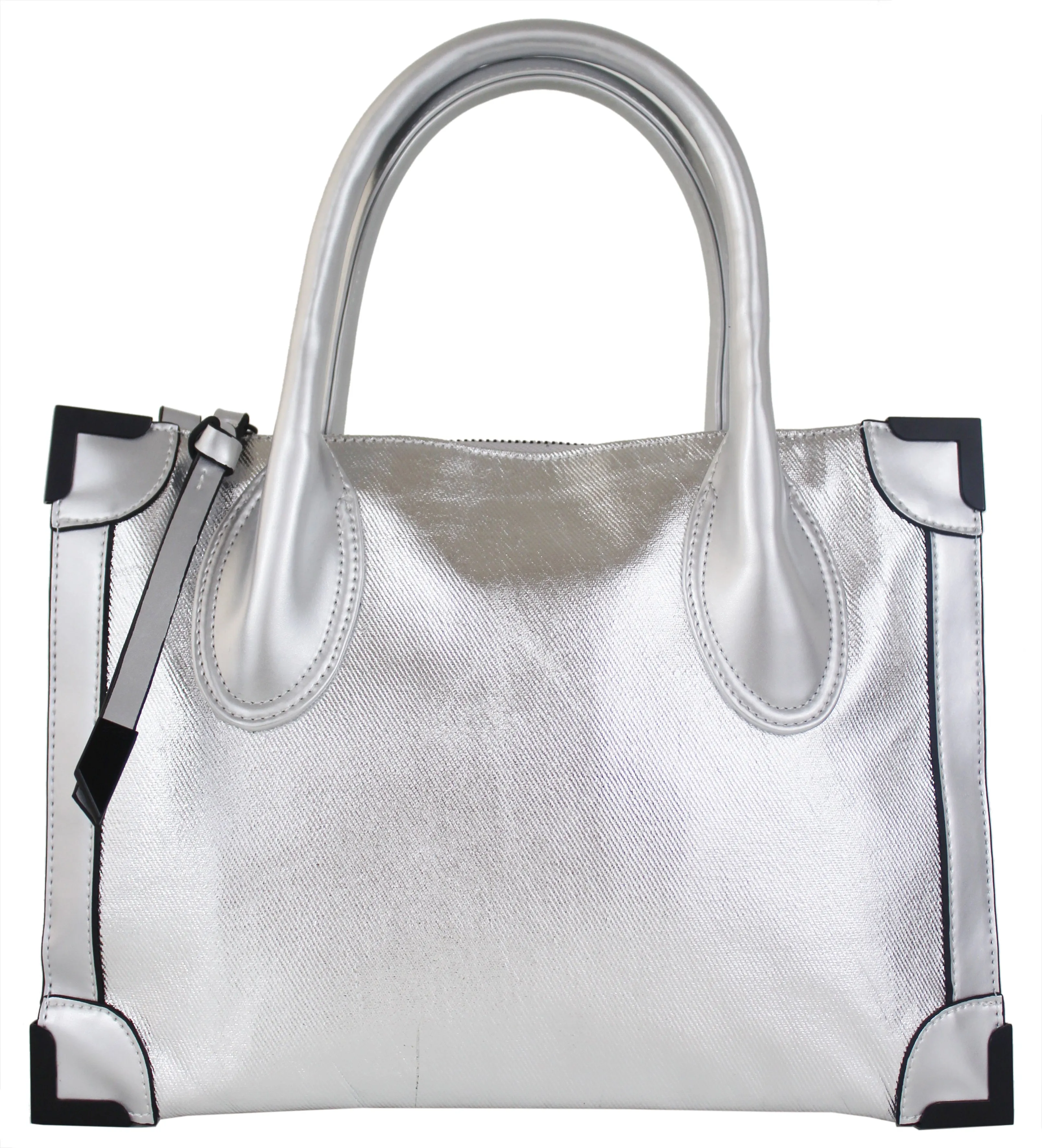 Frankie Satchel Petite in Silver