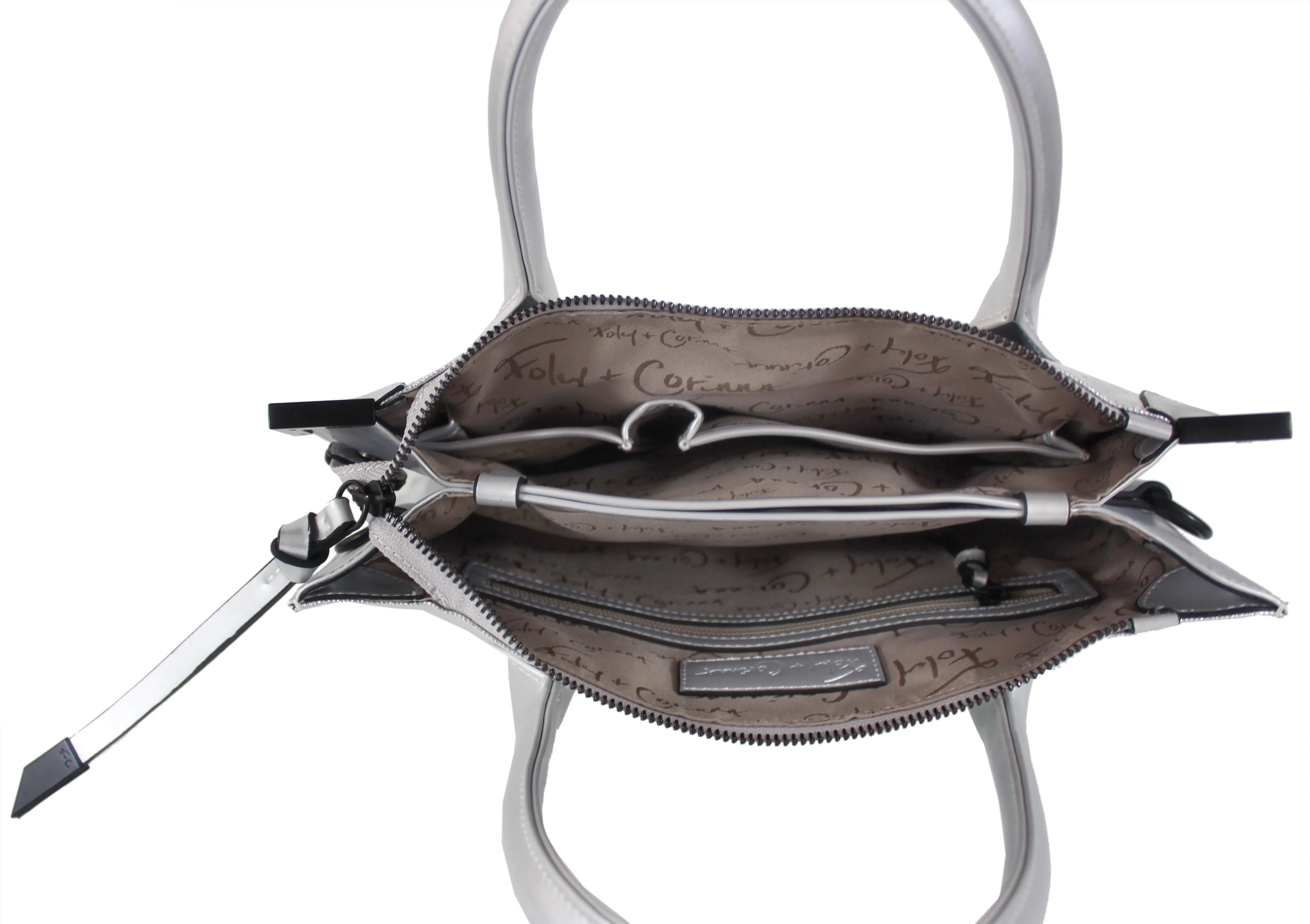 Frankie Satchel Petite in Silver