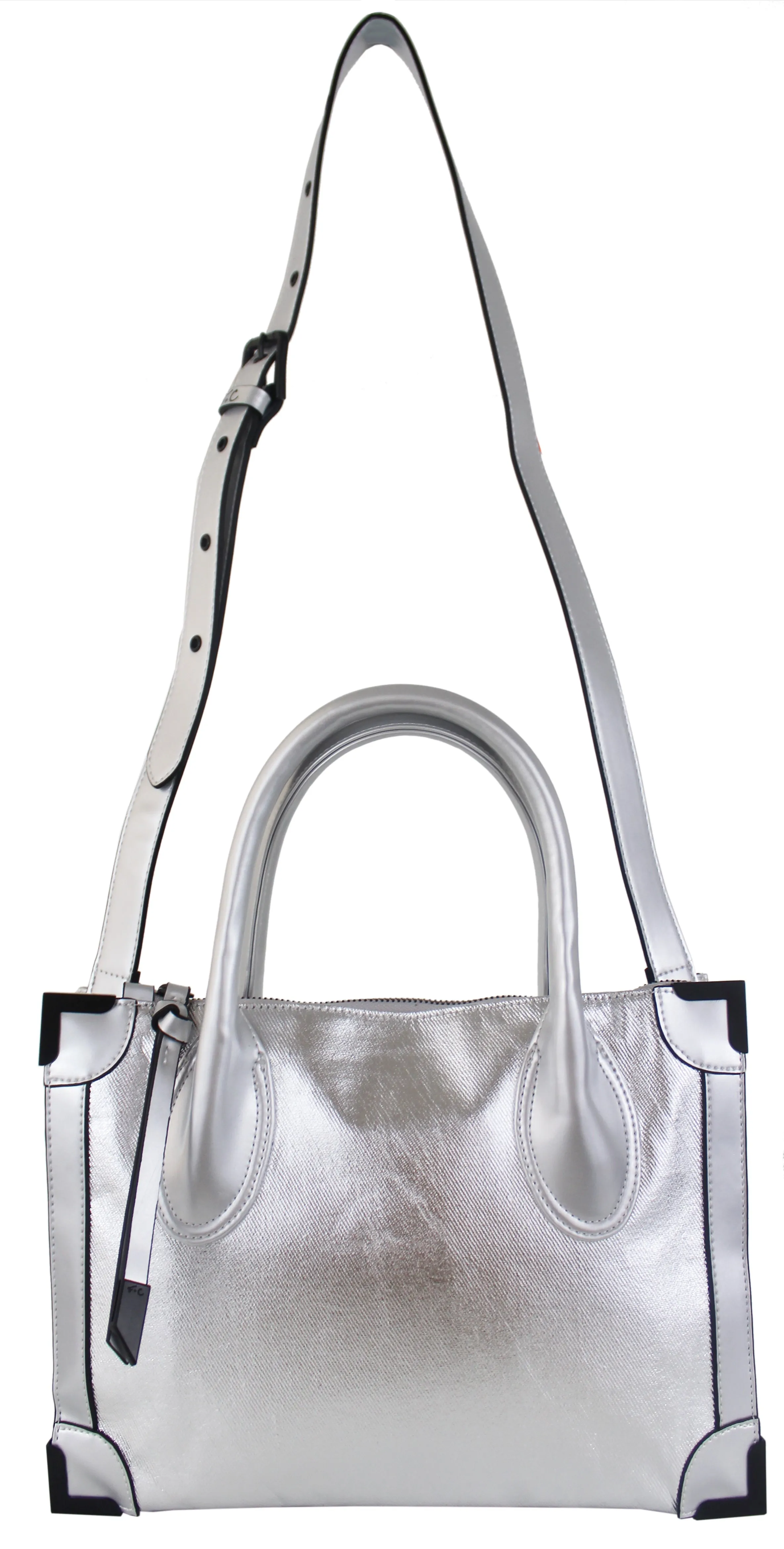 Frankie Satchel Petite in Silver