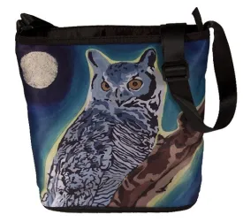 Great Horned Owl Large Cross Body Bag- The Wise One