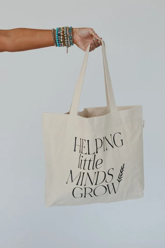 Grow Together Canvas Tote - Natural