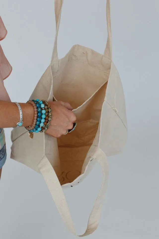 Grow Together Canvas Tote - Natural