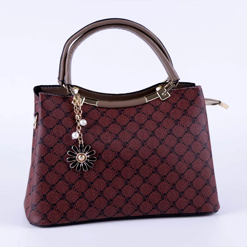 Ladies PU Leather Top-Handle Shoulder Bags for Women