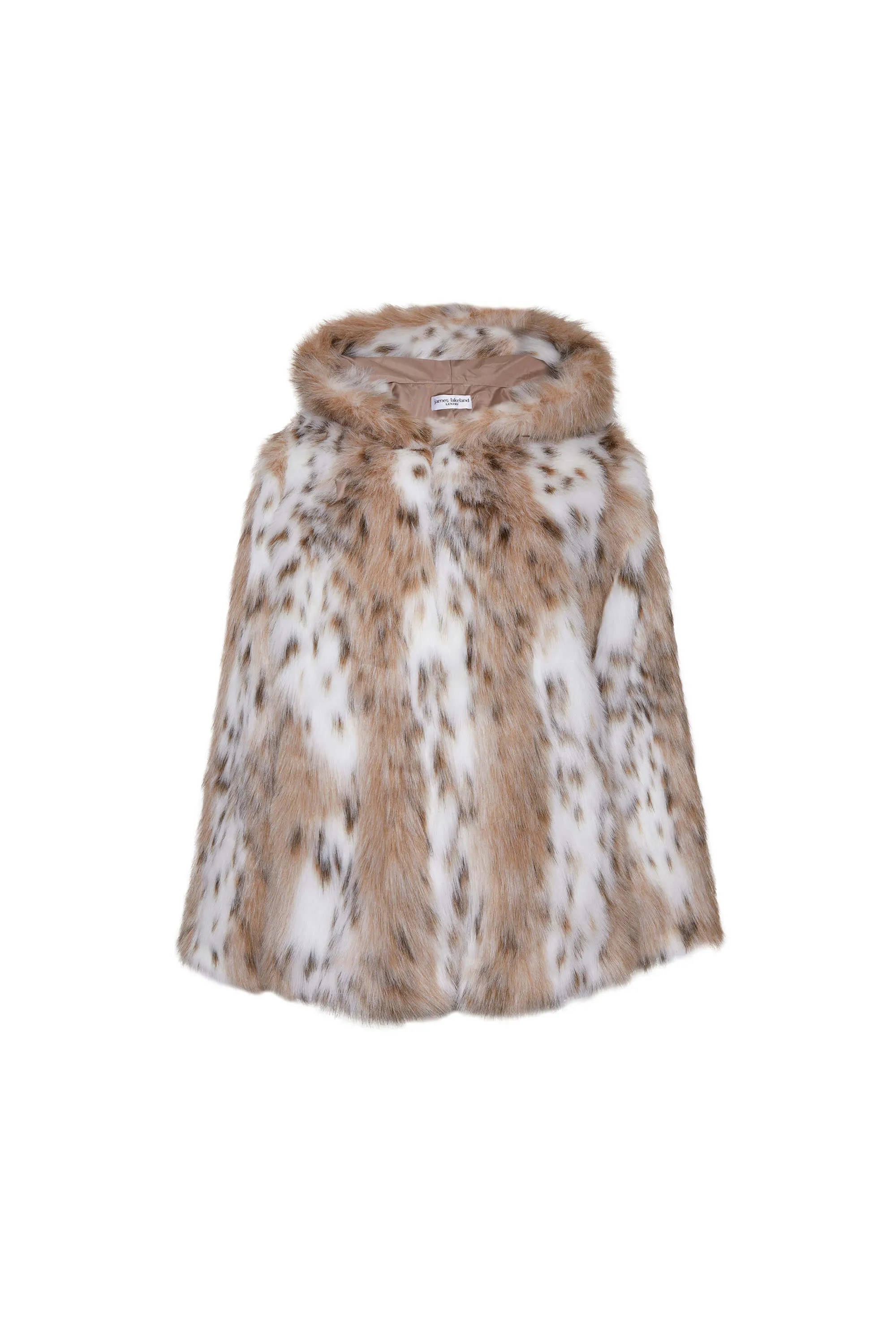 Lynx Hooded Faux Fur Jacket