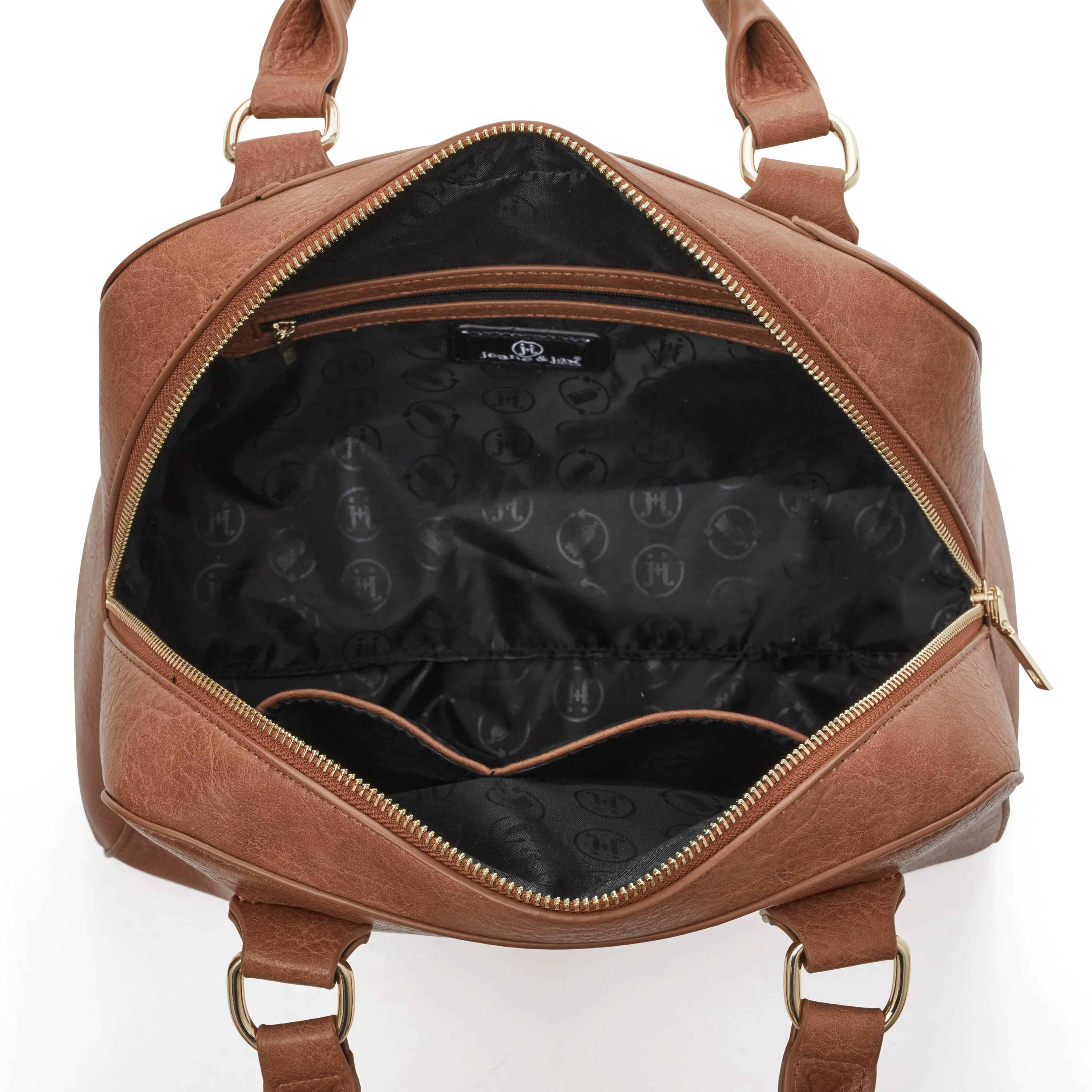 MADELYN Vegan Satchel in Black