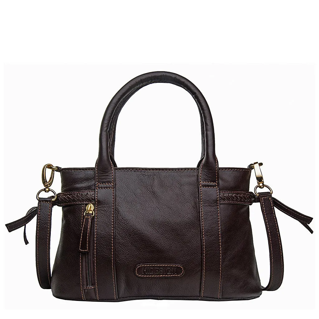 Mina Leather Small Satchel