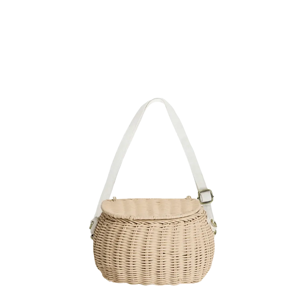 Mini Chari Rattan Bag - Straw