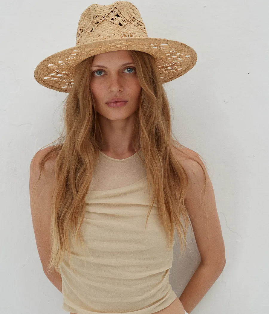 Monogram-embellished Fedora Hat