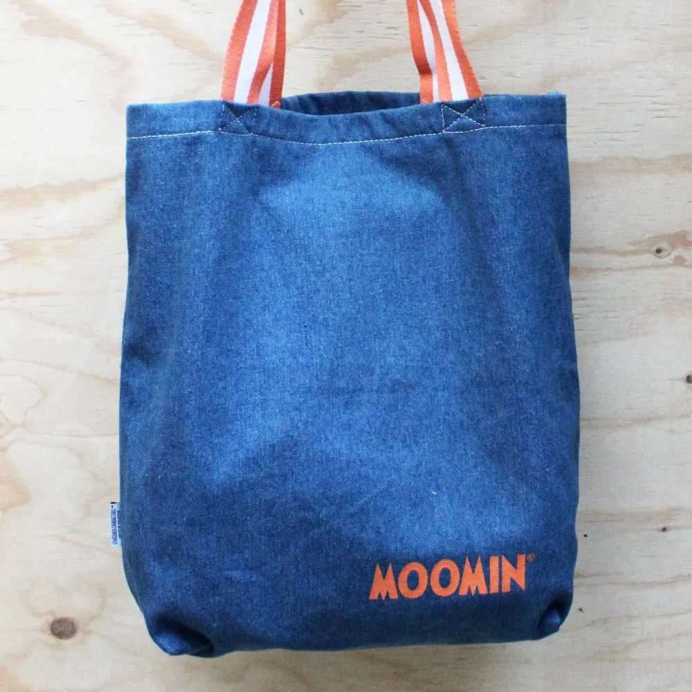 Moomin "Excellent Idea" Denim Tote