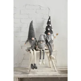 Mudpie Deluxe Grey Holiday Gnome Collection