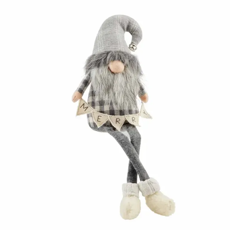 Mudpie Deluxe Grey Holiday Gnome Collection