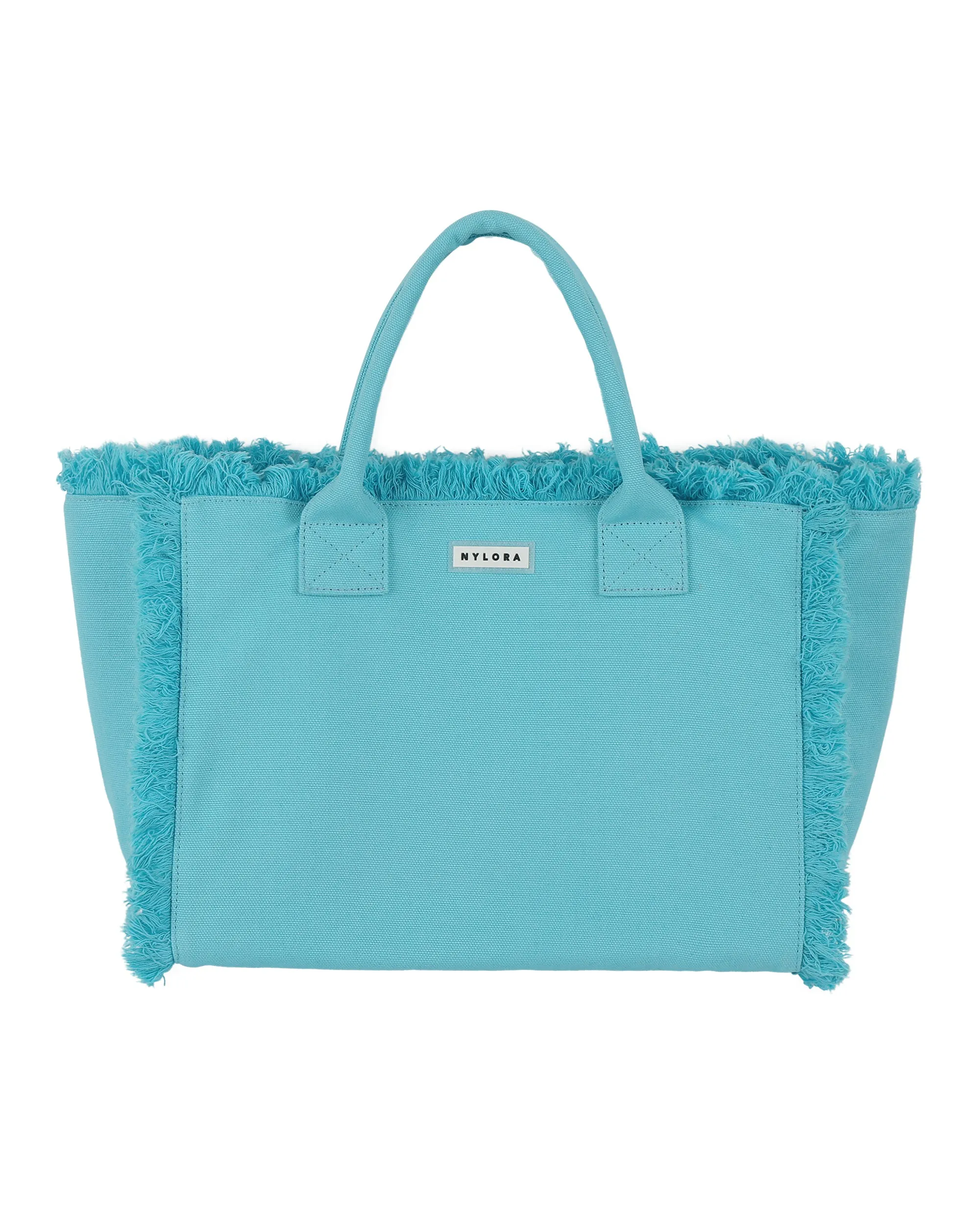 NYLORA FRINGE BAG MEDIUM BLUE