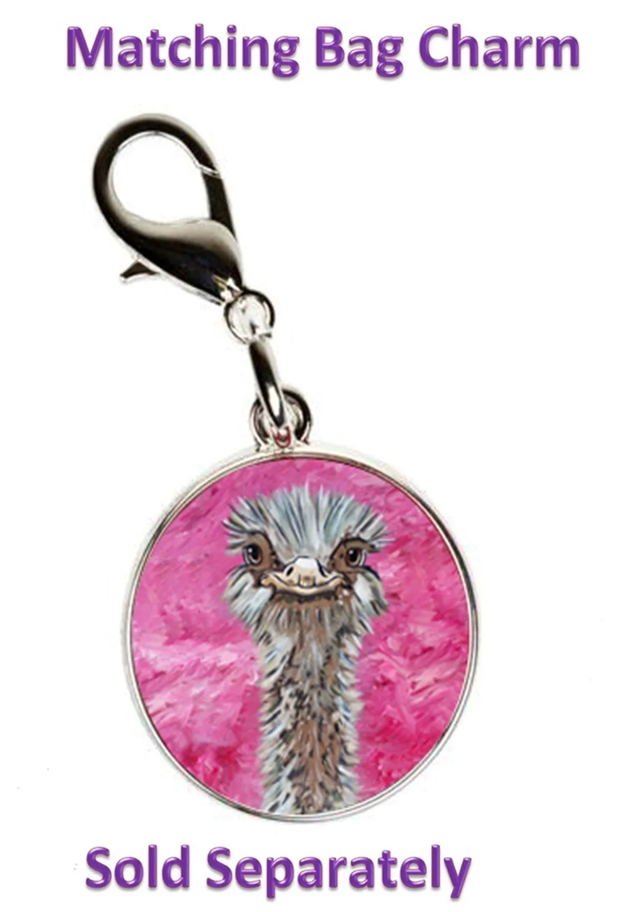 Ostrich Kitten Cross Body Bag  - Santosha