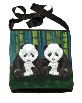 Panda Cubs Large Cross Body Bag - Empyrean Counterparts