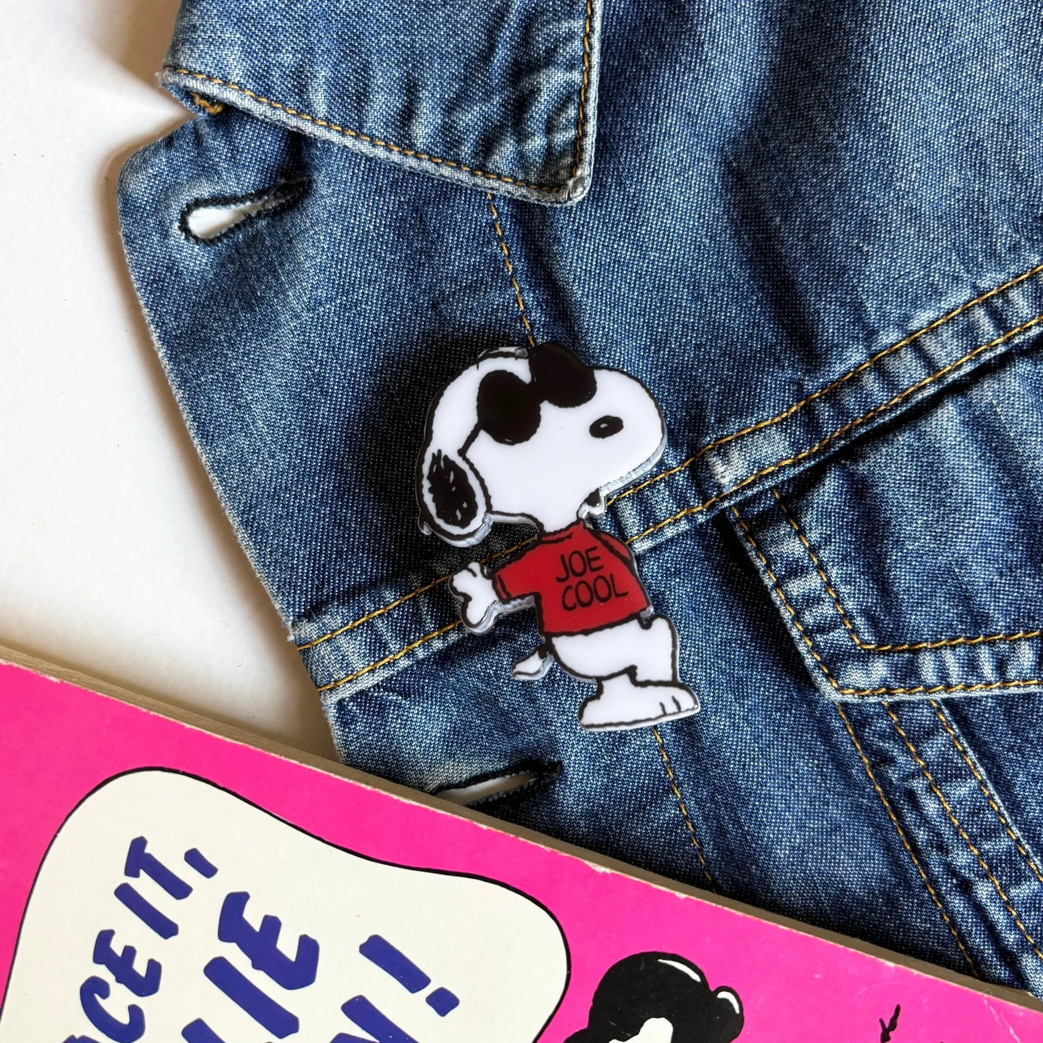 Peanuts Joe Cool Pin Badge