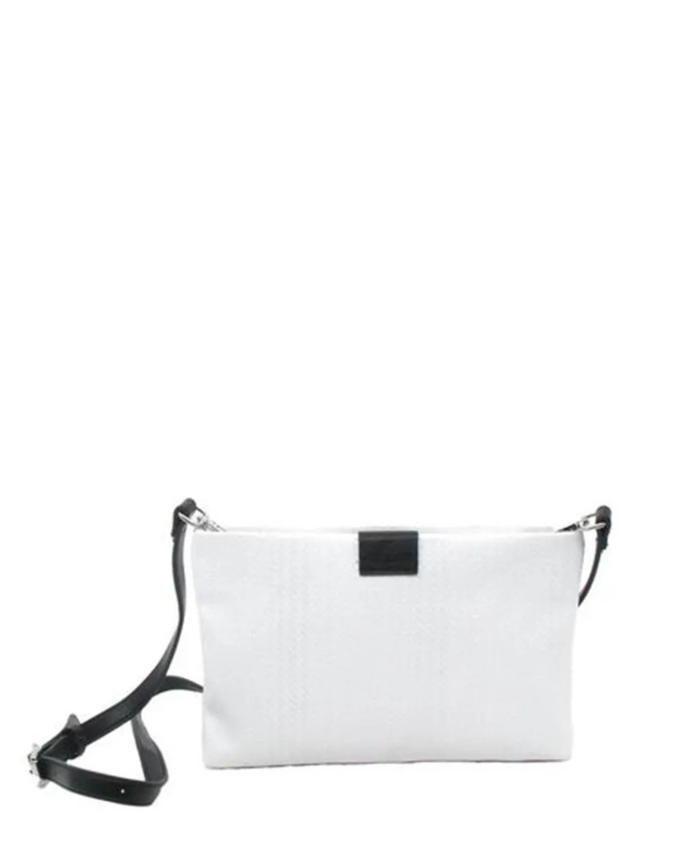 Pepe Moll Penelope White/Black Shoulder/Crossbody Bag