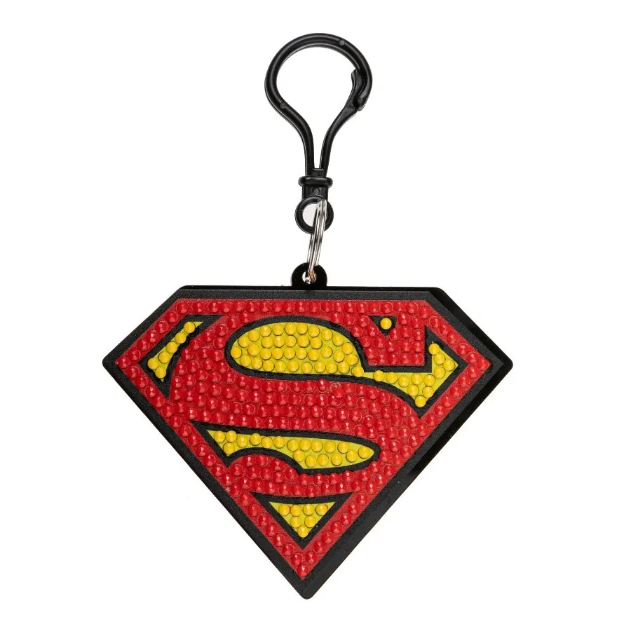 "Superman" Crystal Art Bag Charm Kit DC