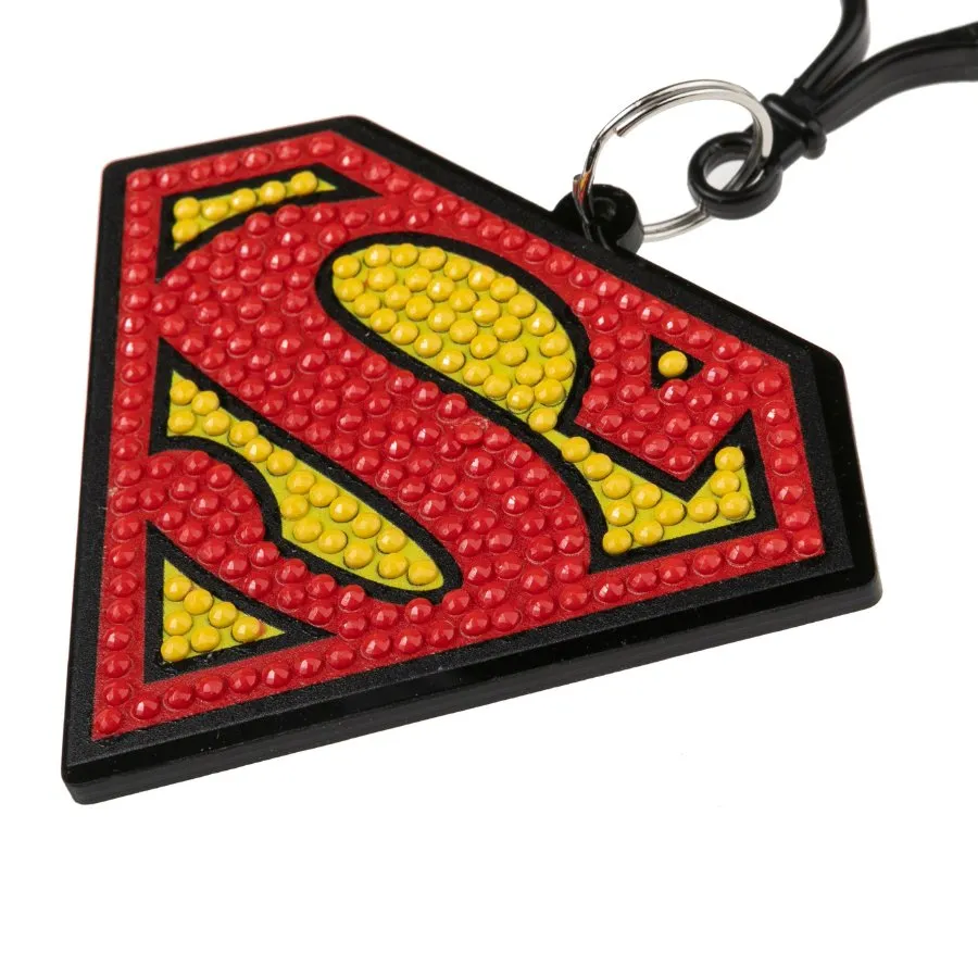 "Superman" Crystal Art Bag Charm Kit DC