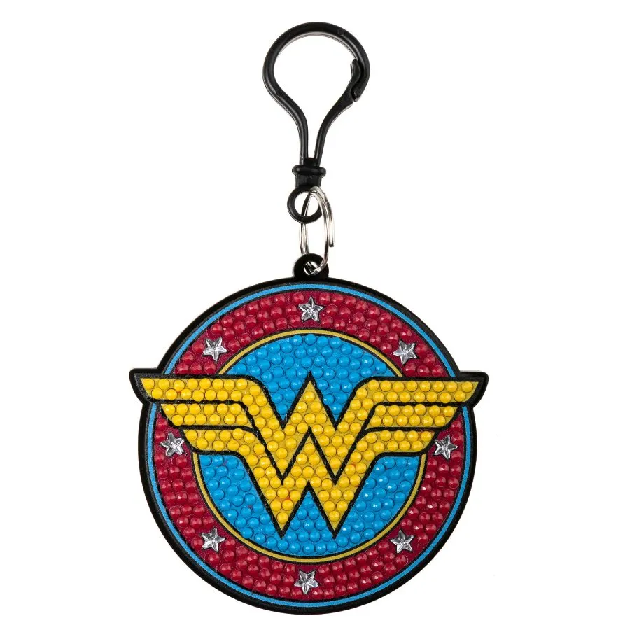 "Wonder Woman" Crystal Art Bag Charm Kit DC