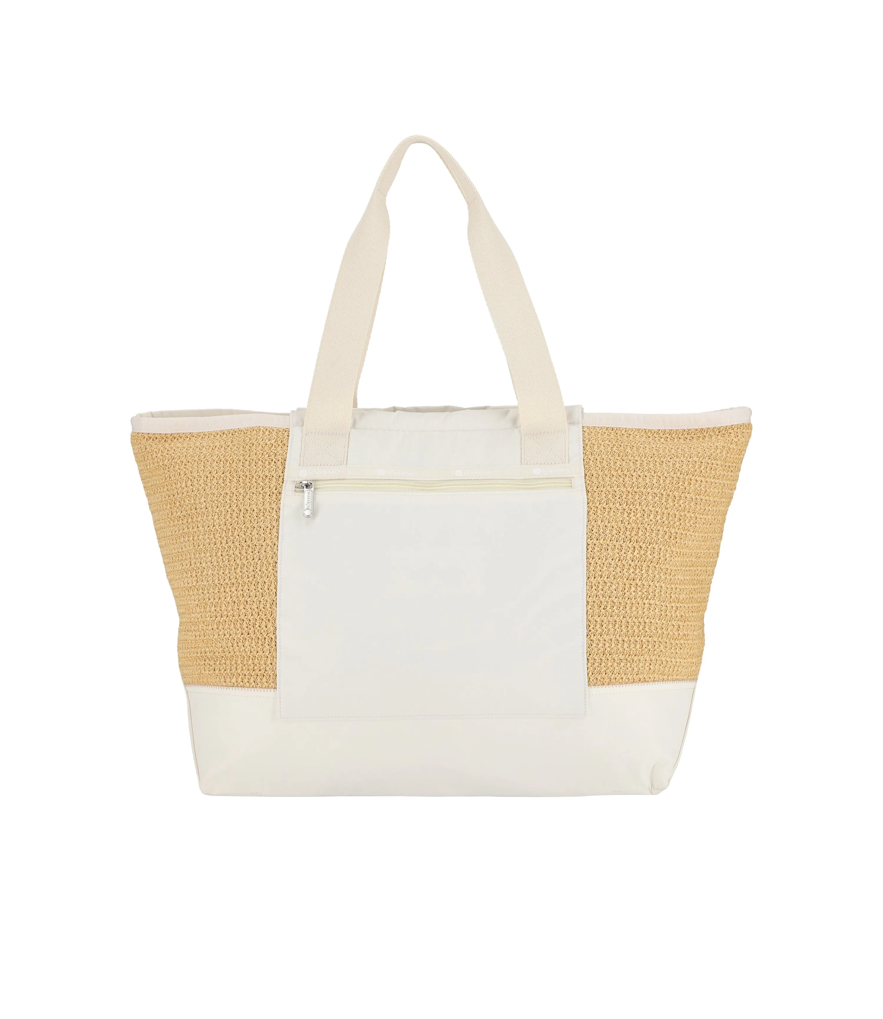 Raffia East/West Tote