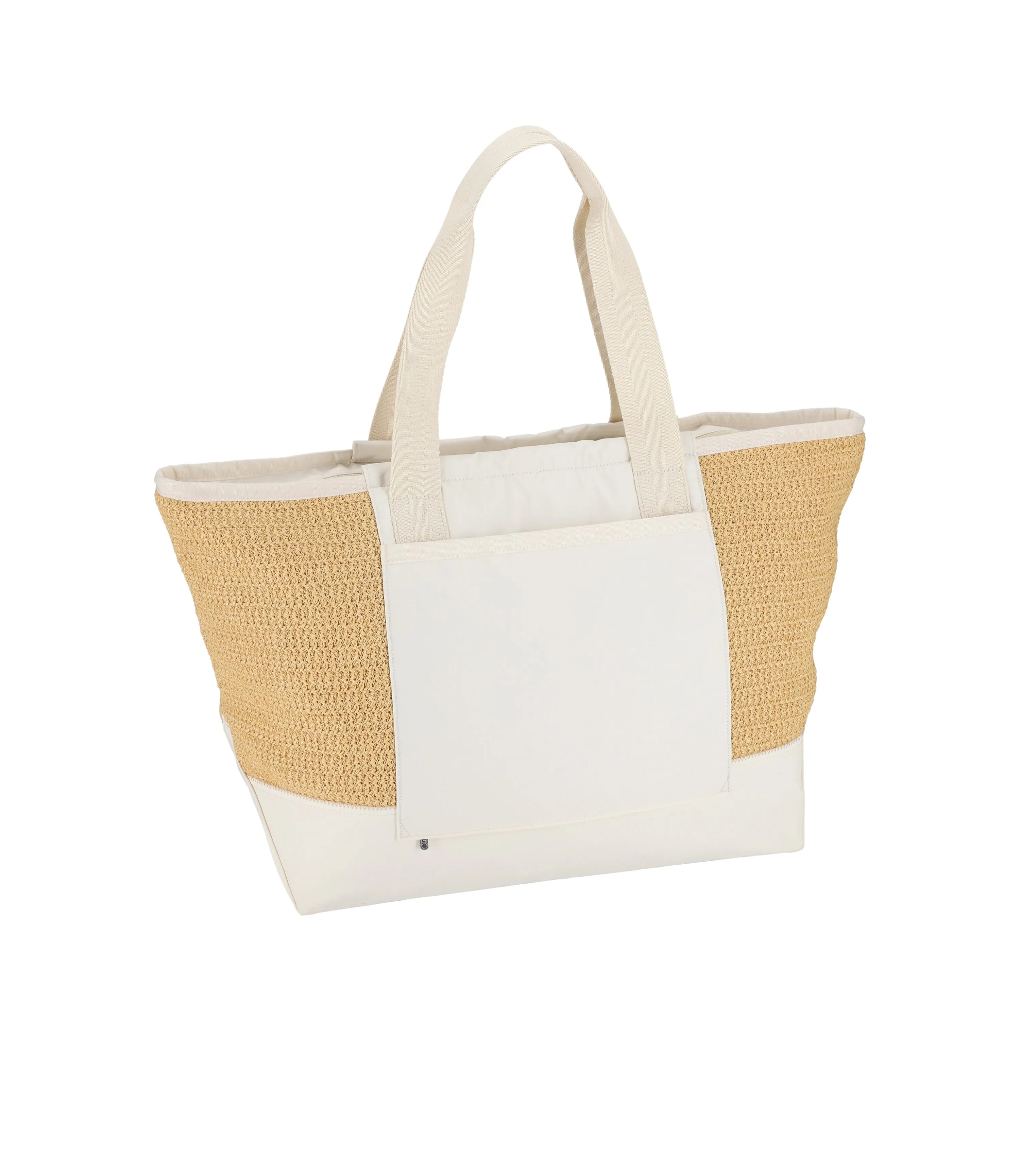 Raffia East/West Tote