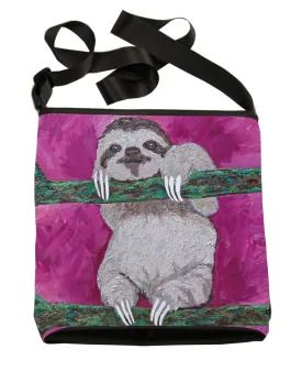 Sloth Kitten Cross Body Bag- Leisurely Life