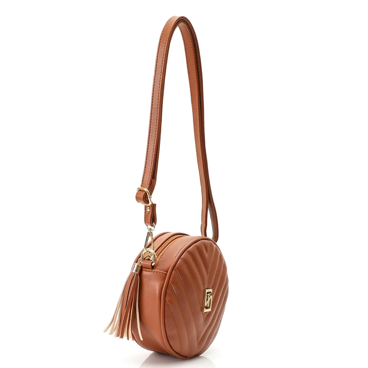 ST Mini Round Crossbody Bag