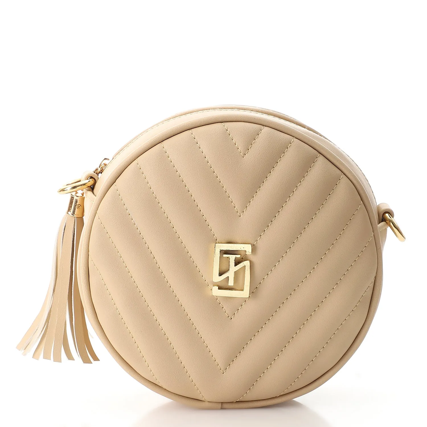 ST Mini Round Crossbody Bag