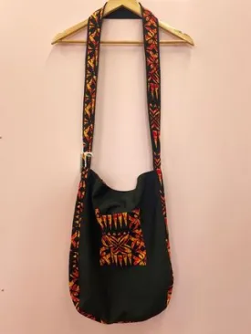 Tote Bag - Orange Tapa - Medium- Moana Oa