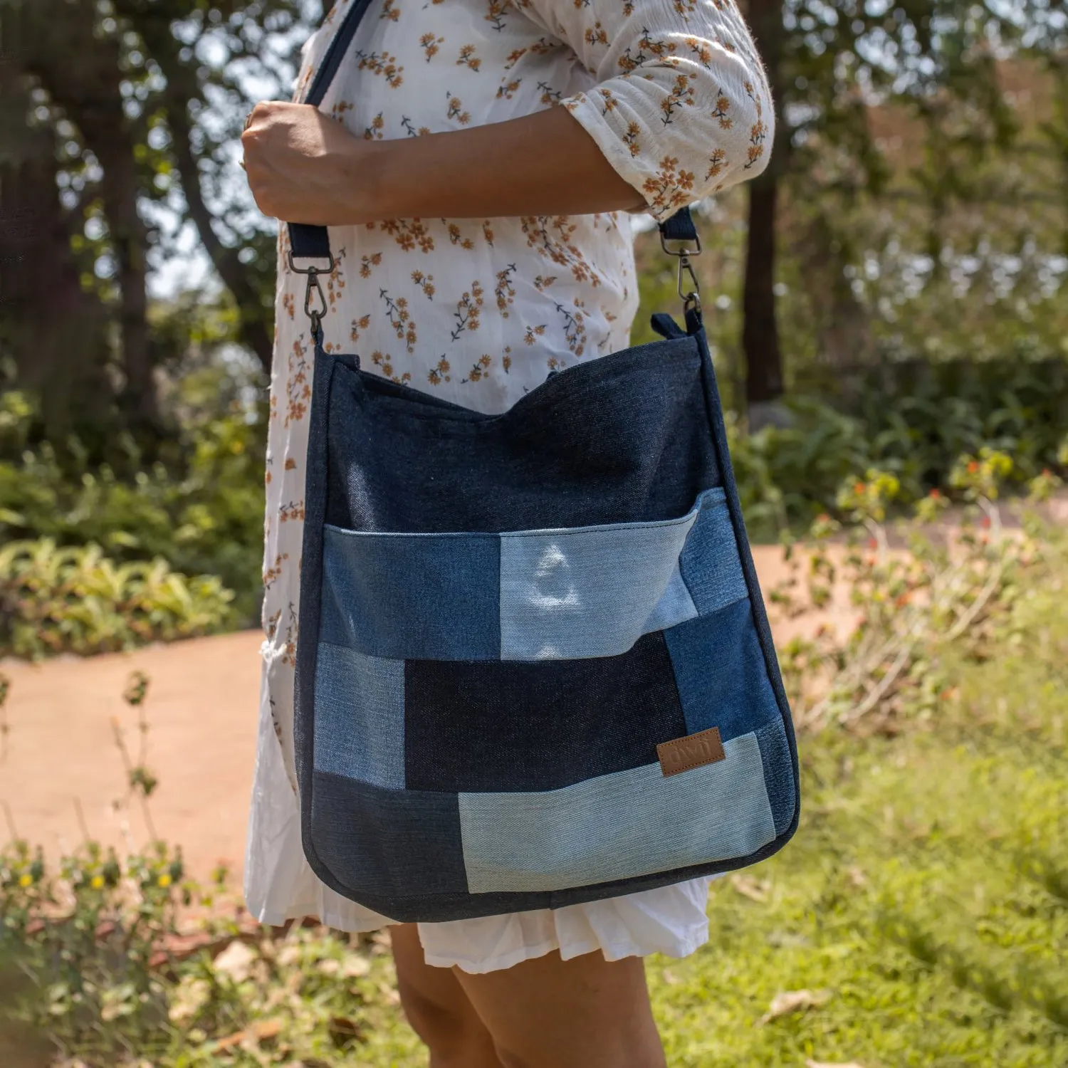 Upcycled Bricked Convertible Tote