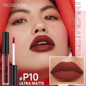 Waterproof Nude Lip Gloss - Long-lasting Velvet Matte Lipstick