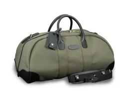 Weekender Bag - Sage FibreNyte / Black Leather