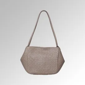 WOVEN NAPPA SHOULDER BAG